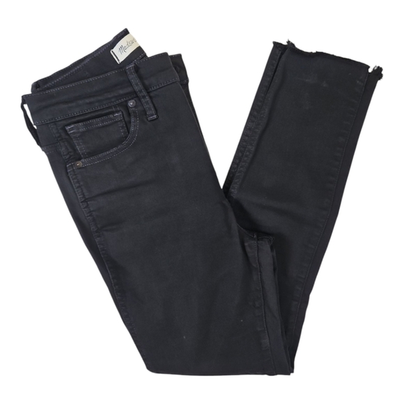 Madewell Jean Black 10" High-Rise Skinny Stretch Denim Size 28 - Picture 1 of 13